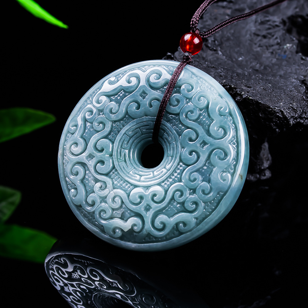 Women'S Accessories And Jewelry - หยกพม่าธรรมชาติจี้ดอกไม้สร้อยคอเครื่องประดับวินเทจออกแบบหรูหราอุปกรณ์เสริมหยกแท้ของขวัญสำหรับผู้หญิง