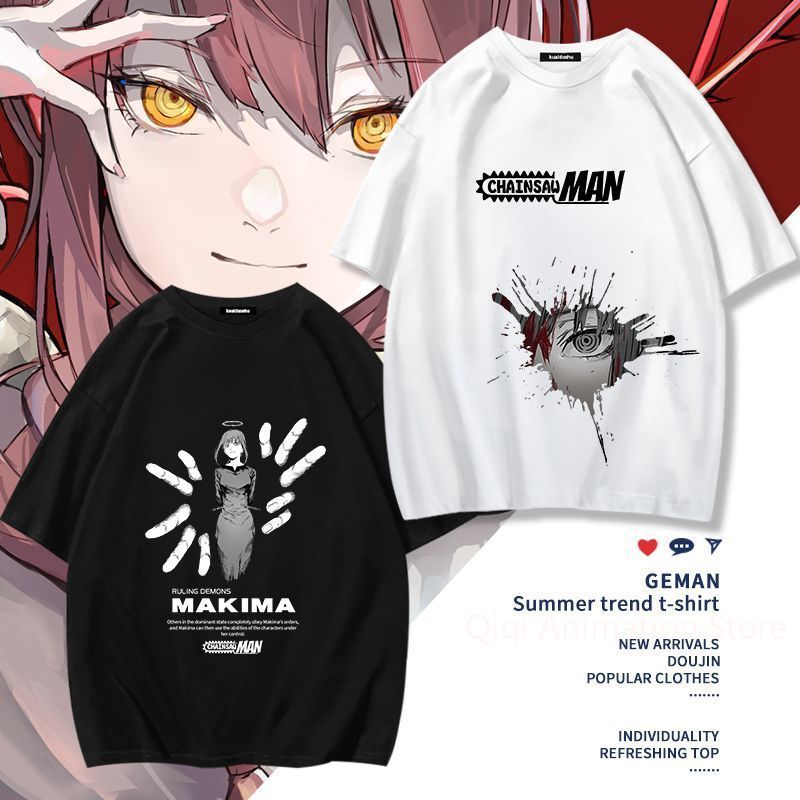 Women'S Accessories Clothing - เชนซอว์แมนอะนิเมะมาคิมะ โปชิตะเสื้อยืดแขนสั้นตลกผู้หญิงผู้ชายอเนกประสงค์เสื้อผ้าผู้หญิงของขวัญคริสต์มาส