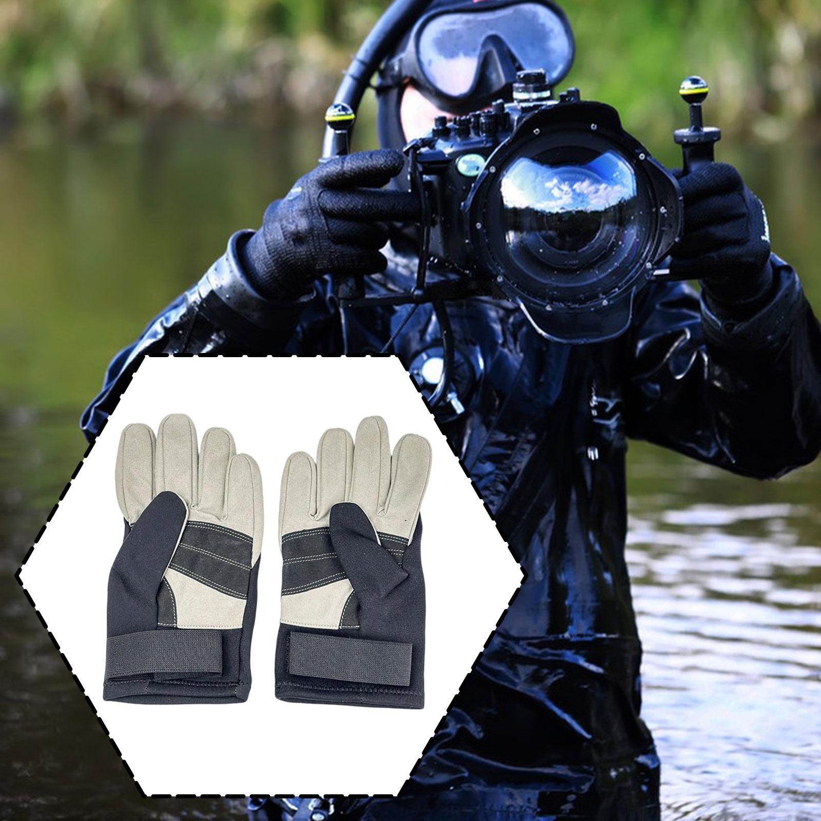 Women'S Kayak Accessories - ถุงมือดำน้ำแบบยืดหยุ่น ไม่ลื่น สำหรับกีฬาทางน้ำ อุปกรณ์เสริมสำหรับผู้ชายและผู้หญิง เหมาะสำหรับดำน้ำ สนอร์เกิล