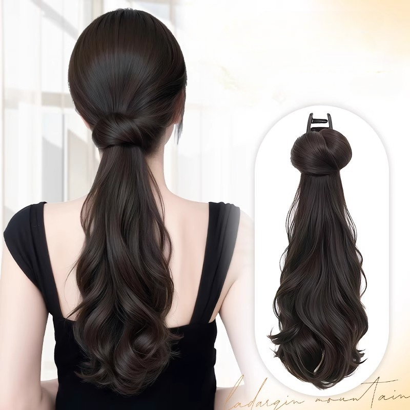 Hair Claw Clip Set - Layered Body Wave วิกผมสังเคราะห์ผมหางม้าพร้อมคลิปหนีบ Fluffy Wavy