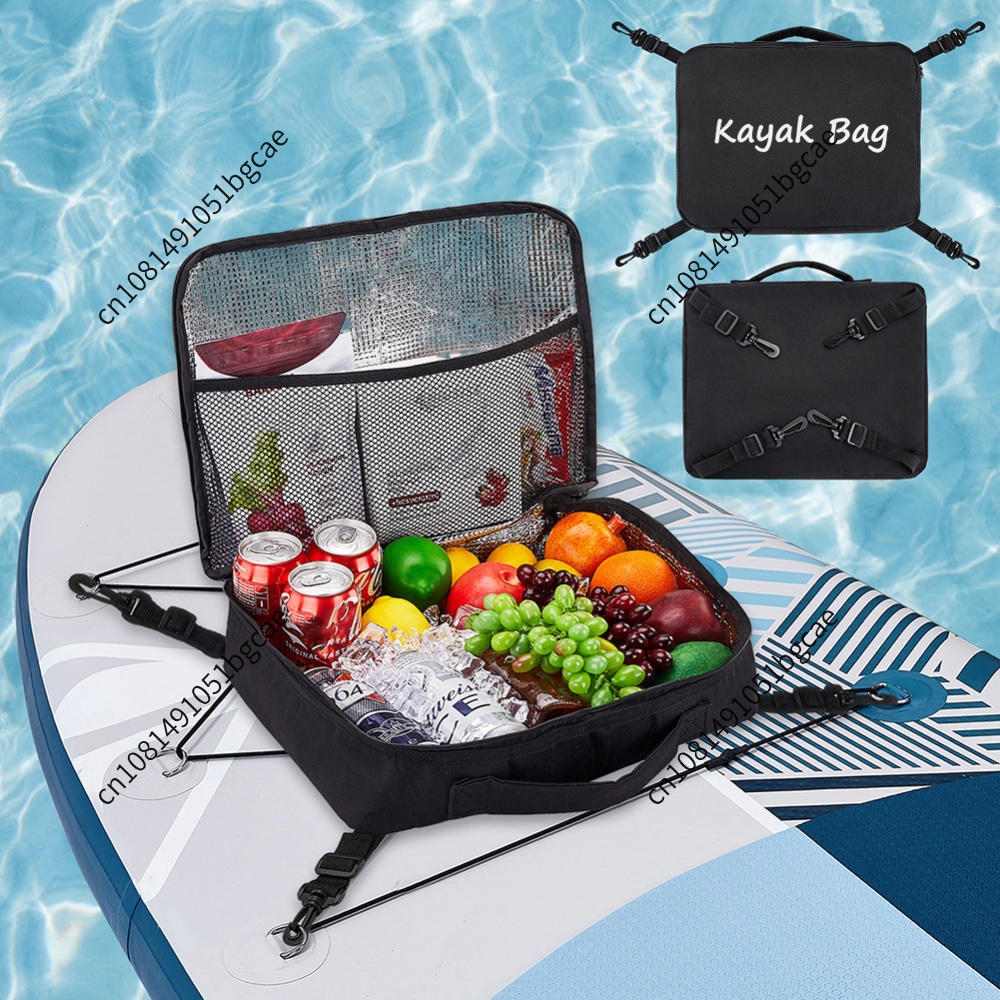 Women'S Kayak Accessories - กระเป๋าเด็คแบบพกพา กระเป๋าเก็บความเย็น SUP แบบอ็อกซ์ฟอร์ดน้ำหนักเบาขนาดกะทัดรัด ความจุขนาดใหญ่สำหรับพายเรือคายัค อุปกรณ์เสริมสำหรับเล่นเซิร์ฟกลางแจ้ง