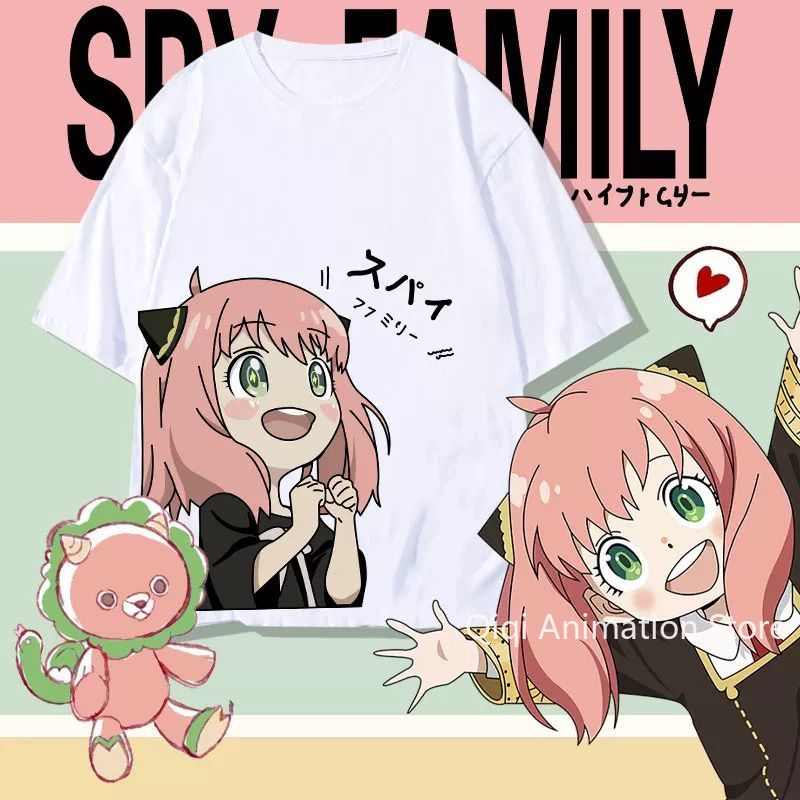 Women'S Accessories Clothing - SPY×FAMILY อะนิเมะ อันยา ฟอร์เกอร์ เสื้อยืดแขนสั้นลายตลก สำหรับผู้หญิง