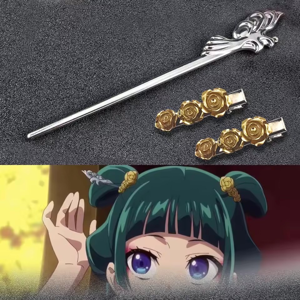 Women Accessories Trending - Apothecary ไดอารี่โลหะผสม Hairpins อะนิเมะคอสเพลย์สไตล์อุปกรณ์เสริมผม Props Headwear