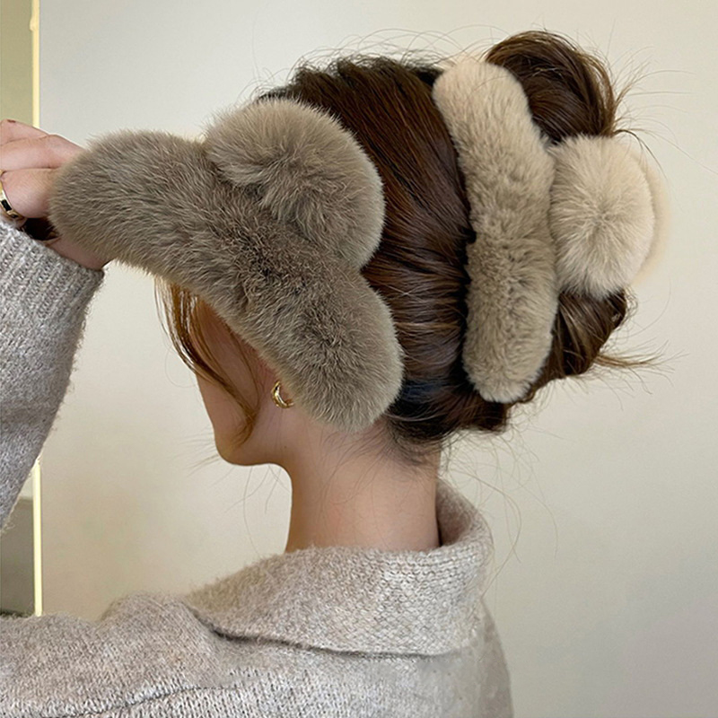 กิ๊บติดผมขนแกะเทียมสำหรับเครื่ - Hair Claw Clip Set บทวิจารณ์และราคา