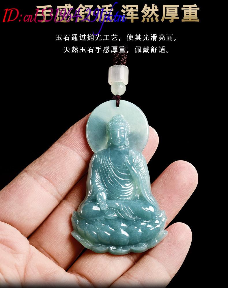 หยกพม่าธรรมชาติพระพุทธรูปจี้สร - Women'S Accessories And Jewelry บทวิจารณ์และราคา