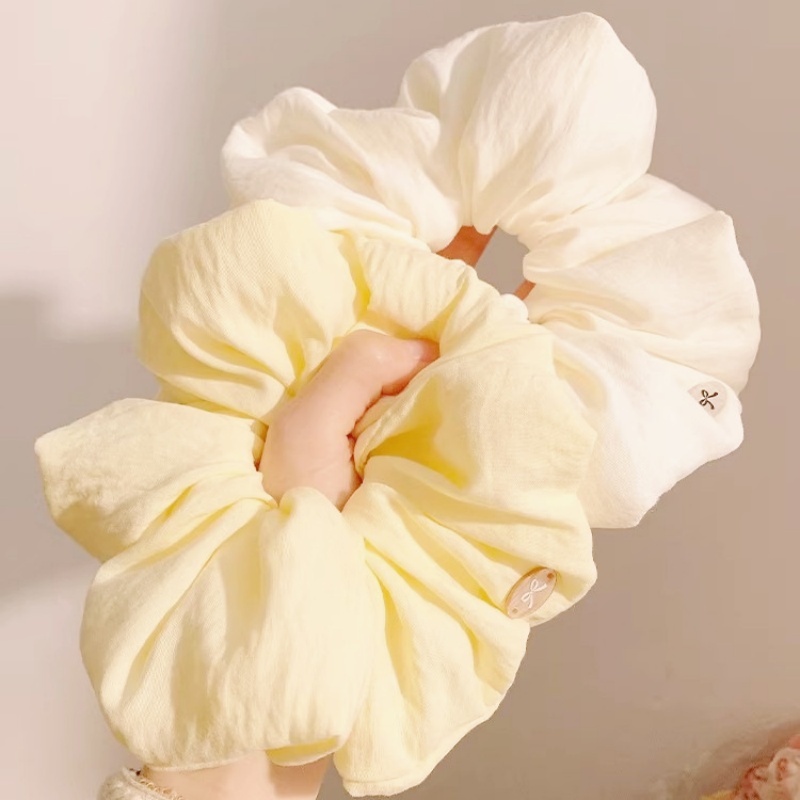2 ชิ้น/เซ็ต ยางรัดผมผ้าฝ้ายแบบ - Women'S Yellow Accessories บทวิจารณ์และราคา