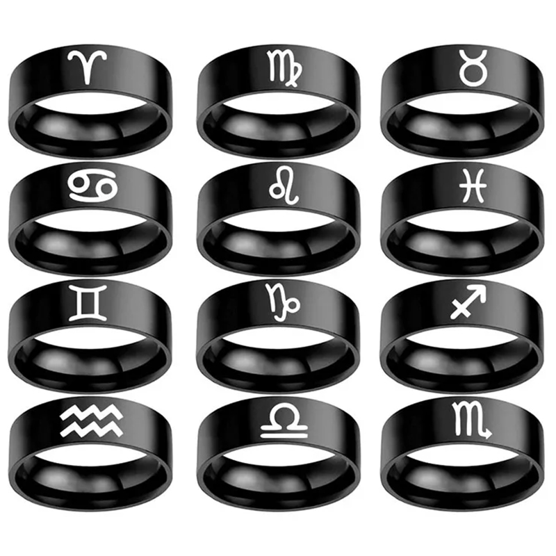 แหวนสแตนเลสสตีลลาย 12 ราศี แบบ - Women Accessories Name In English บทวิจารณ์และราคา