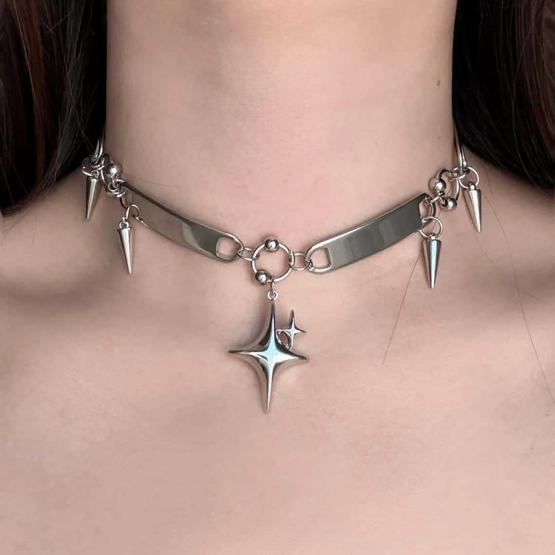 สร้อยคอแบบมีหมุดสไตล์พังก์, เค - Women'S Accessories Designer บทวิจารณ์และราคา