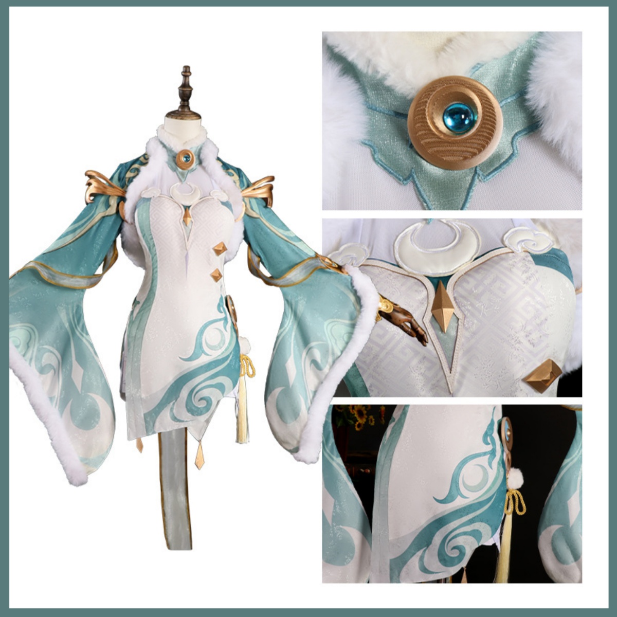 ชุดคอสเพลย์เกมซีไบ สีเขียวขาว  - Women'S Accessories Clothing บทวิจารณ์และราคา