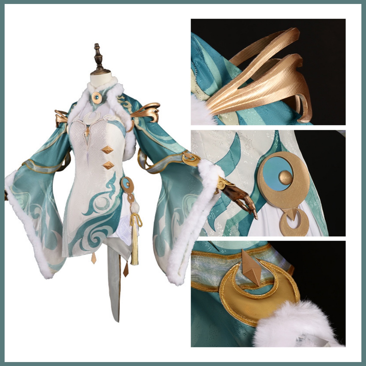 ชุดคอสเพลย์เกมซีไบ สีเขียวขาว  - Women'S Accessories Clothing บทวิจารณ์และราคา
