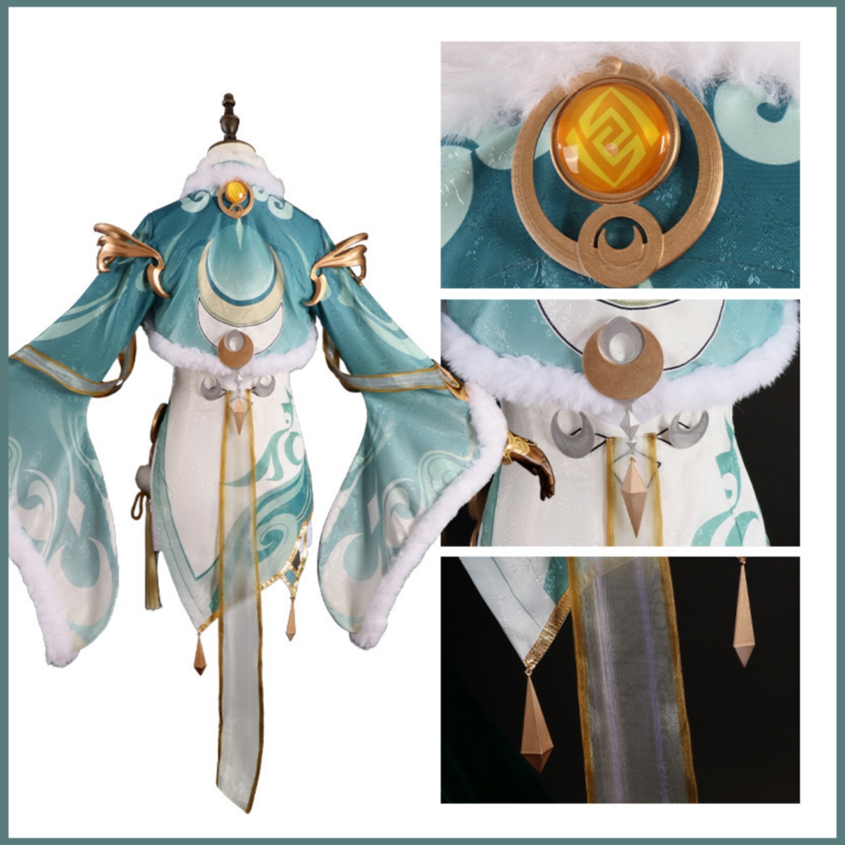 ชุดคอสเพลย์เกมซีไบ สีเขียวขาว  - Women'S Accessories Clothing บทวิจารณ์และราคา