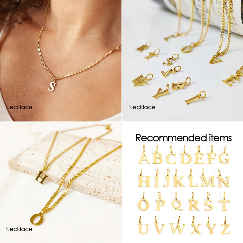 ใหม่! อุปกรณ์ทำสร้อยคอตัวอักษร - Women Accessories Name In English บทวิจารณ์และราคา