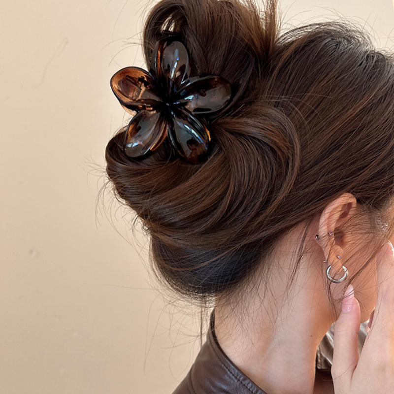กิ๊บติดผมพลาสติกน้ำหนักเบา รูป - Hair Claw Clip Set บทวิจารณ์และราคา