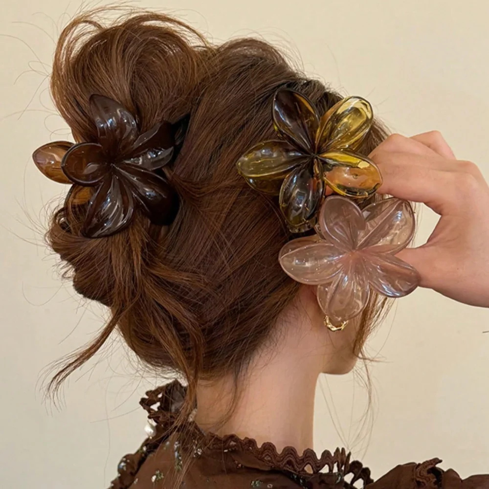 กิ๊บติดผมพลาสติกน้ำหนักเบา รูป - Hair Claw Clip Set บทวิจารณ์และราคา
