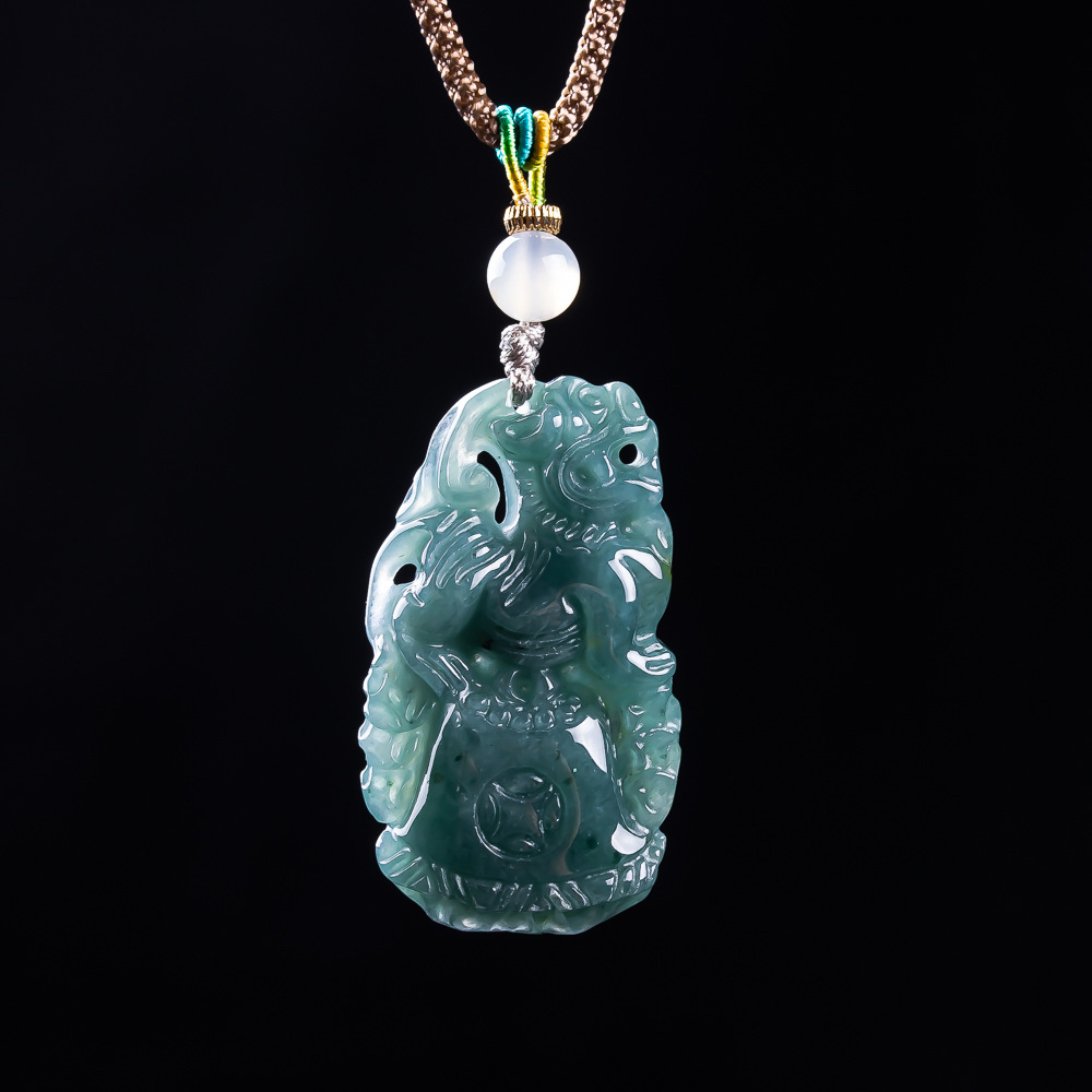 หยกพม่า ปี่เซียะ จี้ห้อยคอ ดีไ - Women'S Accessories Designer บทวิจารณ์และราคา