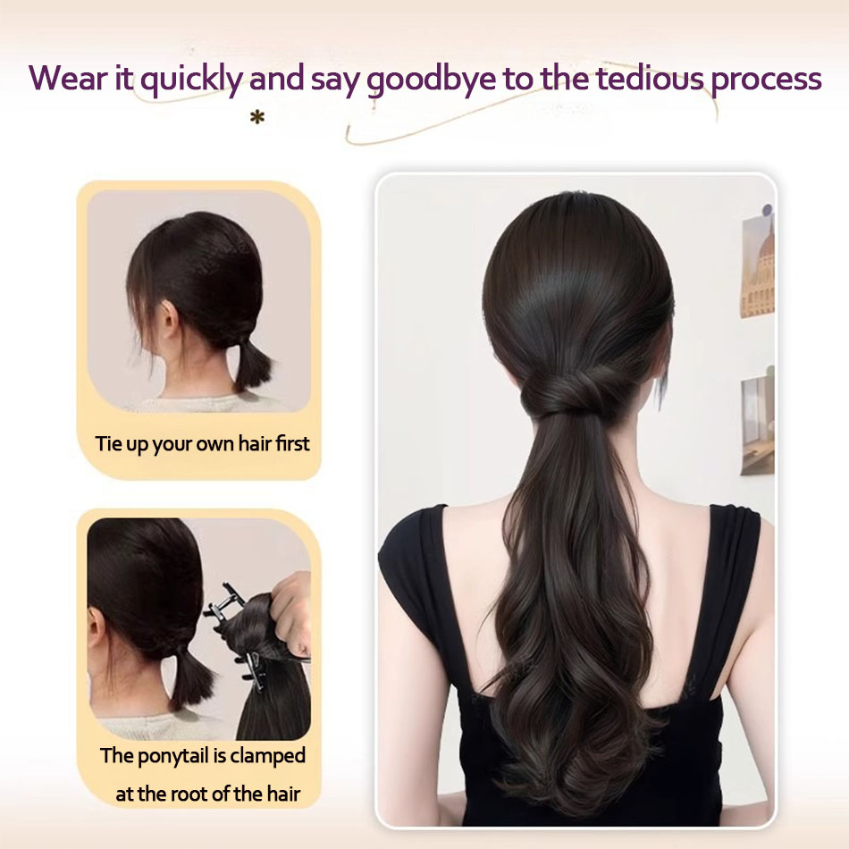 Layered Body Wave วิกผมสังเครา - Hair Claw Clip Set บทวิจารณ์และราคา