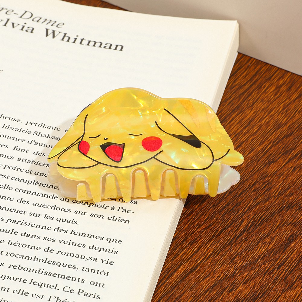 กิ๊บหนีบผมลายการ์ตูนโปเกมอนปิก - Women'S Yellow Accessories บทวิจารณ์และราคา