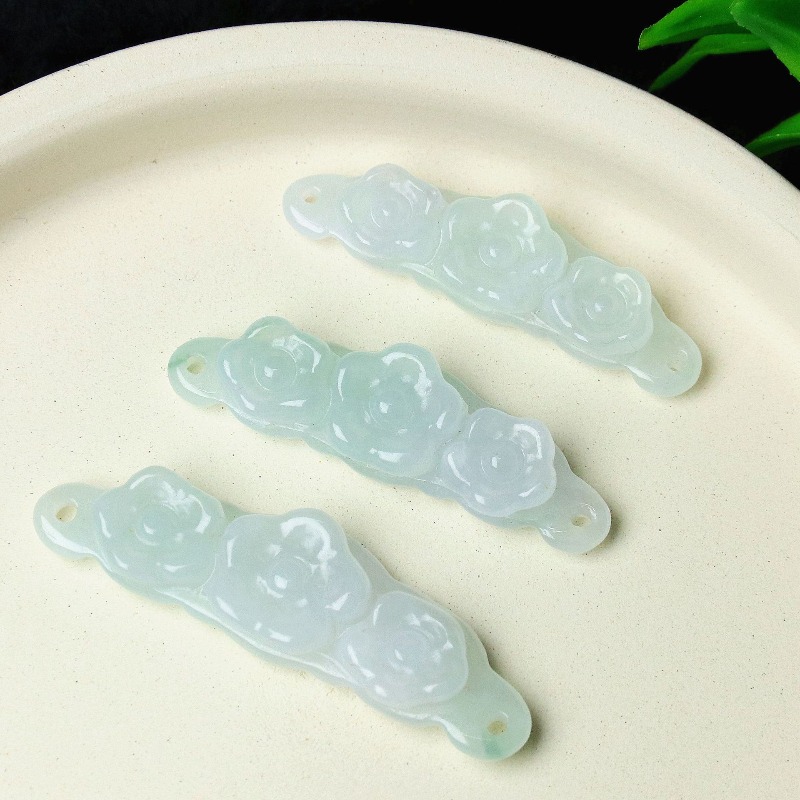 1 ชิ้น จี้หยกธรรมชาติรูปดอกไม้ - Women'S Accessories And Jewelry บทวิจารณ์และราคา