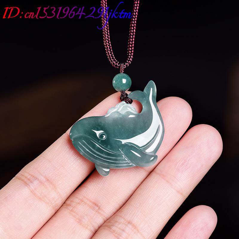 จี้สร้อยคอหยกพม่าแท้รูปปลาวาฬ  - Women'S Accessories And Jewelry บทวิจารณ์และราคา