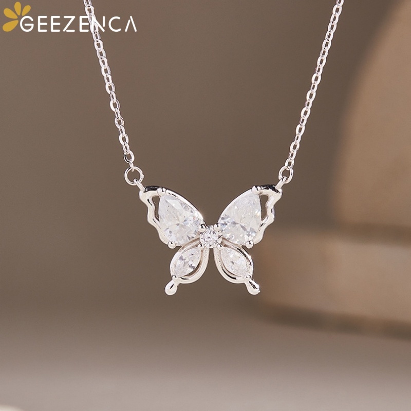 GEEZENCA 925 เงินสเตอร์ลิงคิวบ - Charm Necklace Dainty บทวิจารณ์และราคา