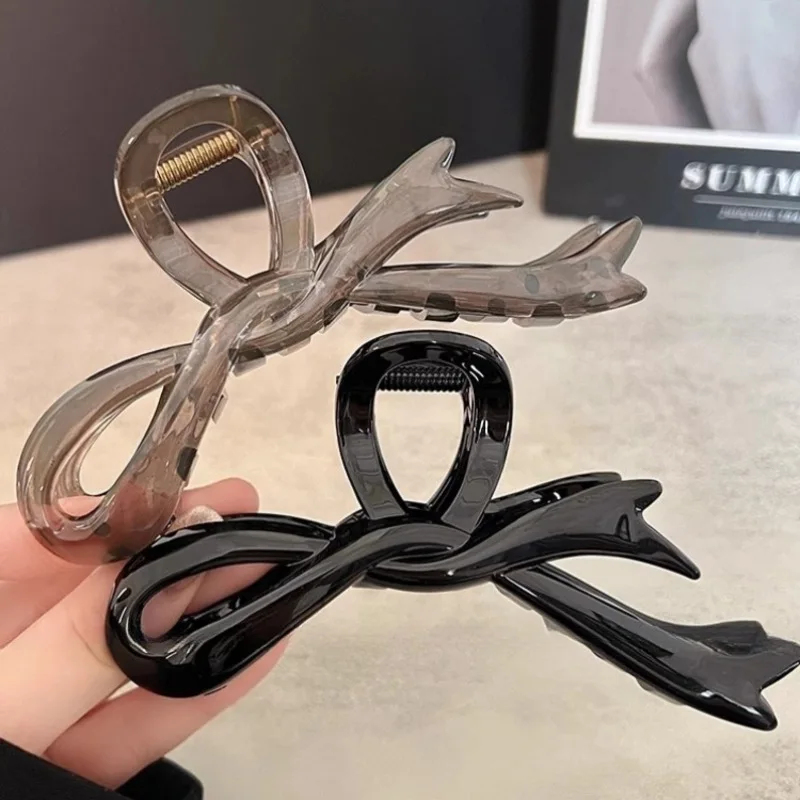 กิ๊บติดผมริบบิ้นอะคริลิคขนาด 1 - Hair Claw Clip Set บทวิจารณ์และราคา