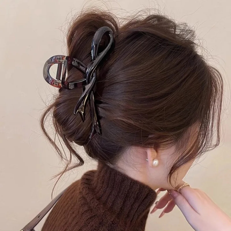 กิ๊บติดผมริบบิ้นอะคริลิคขนาด 1 - Hair Claw Clip Set บทวิจารณ์และราคา