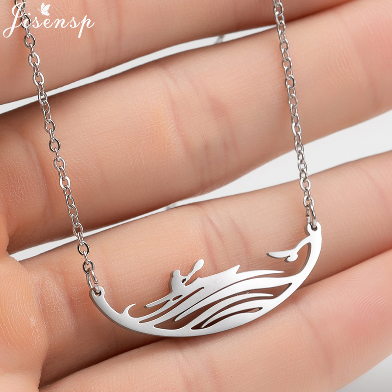 สร้อยคอจี้สแตนเลสสตีลรูปอุปกรณ - Women'S Kayak Accessories บทวิจารณ์และราคา