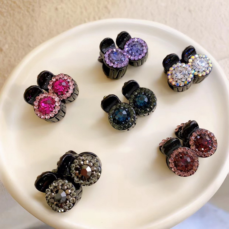 2 ชิ้น/เซ็ตน่ารักคริสตัลขนาดเล - Hair Claw Clip Set บทวิจารณ์และราคา