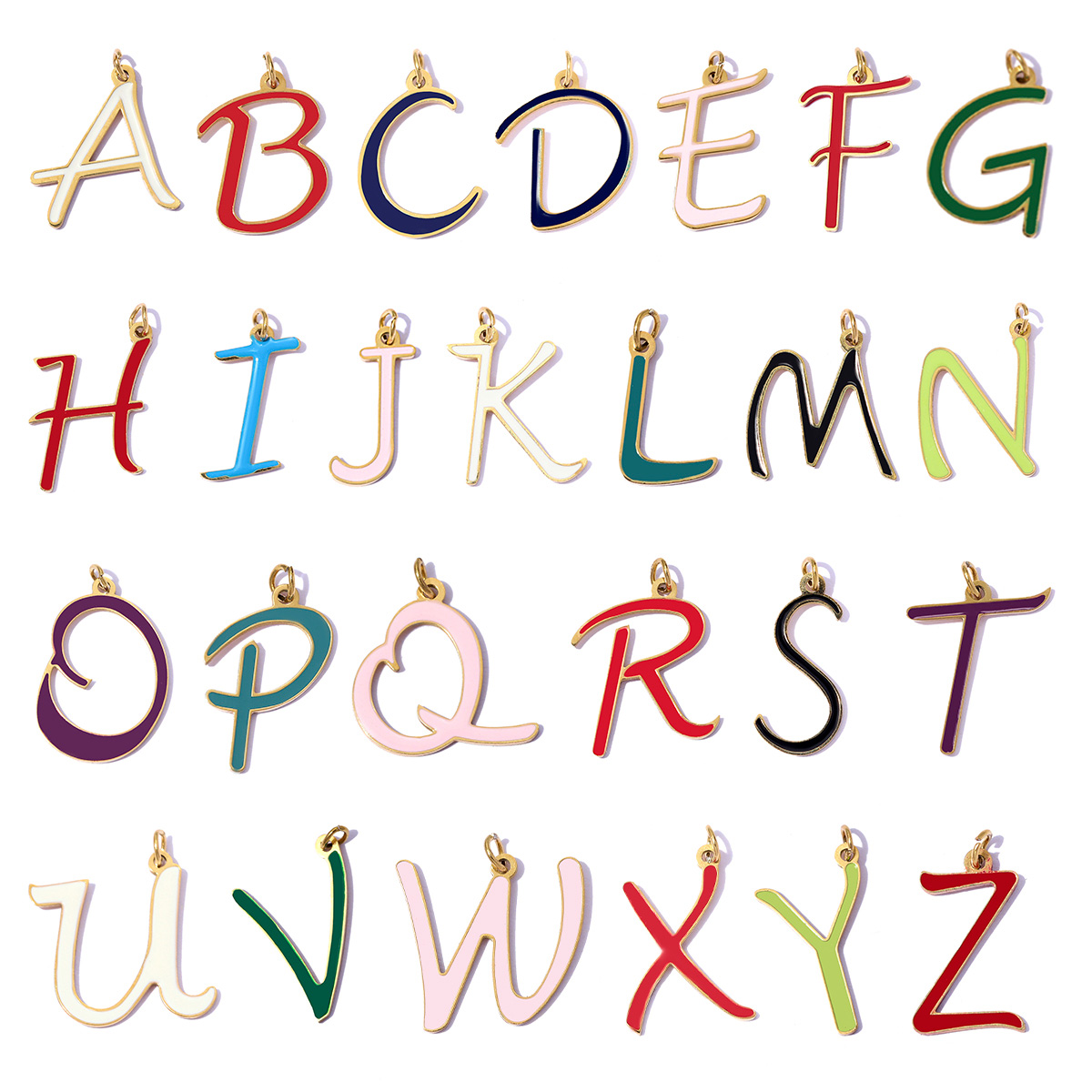 จี้ตัวอักษรภาษาอังกฤษ A-Z ทำจา - Women Accessories Name In English บทวิจารณ์และราคา