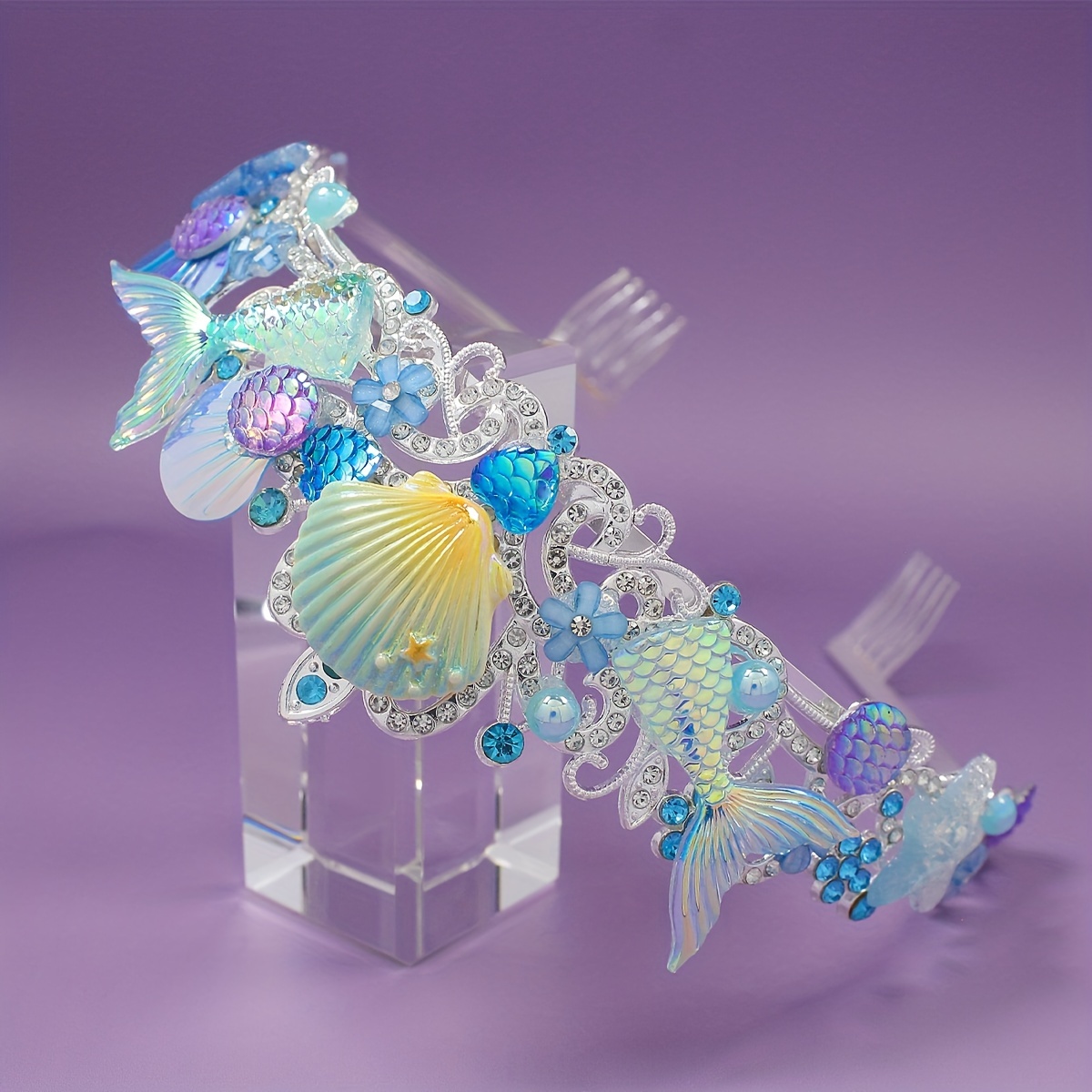 มงกุฎหวีผมนางเงือกใหม่ ปี 2025 - Women'S Accessories And Jewelry บทวิจารณ์และราคา